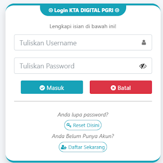 Register PGRI Kota Kendari - Persatuan Guru Republik Indonesia Cabang Kota Kendari